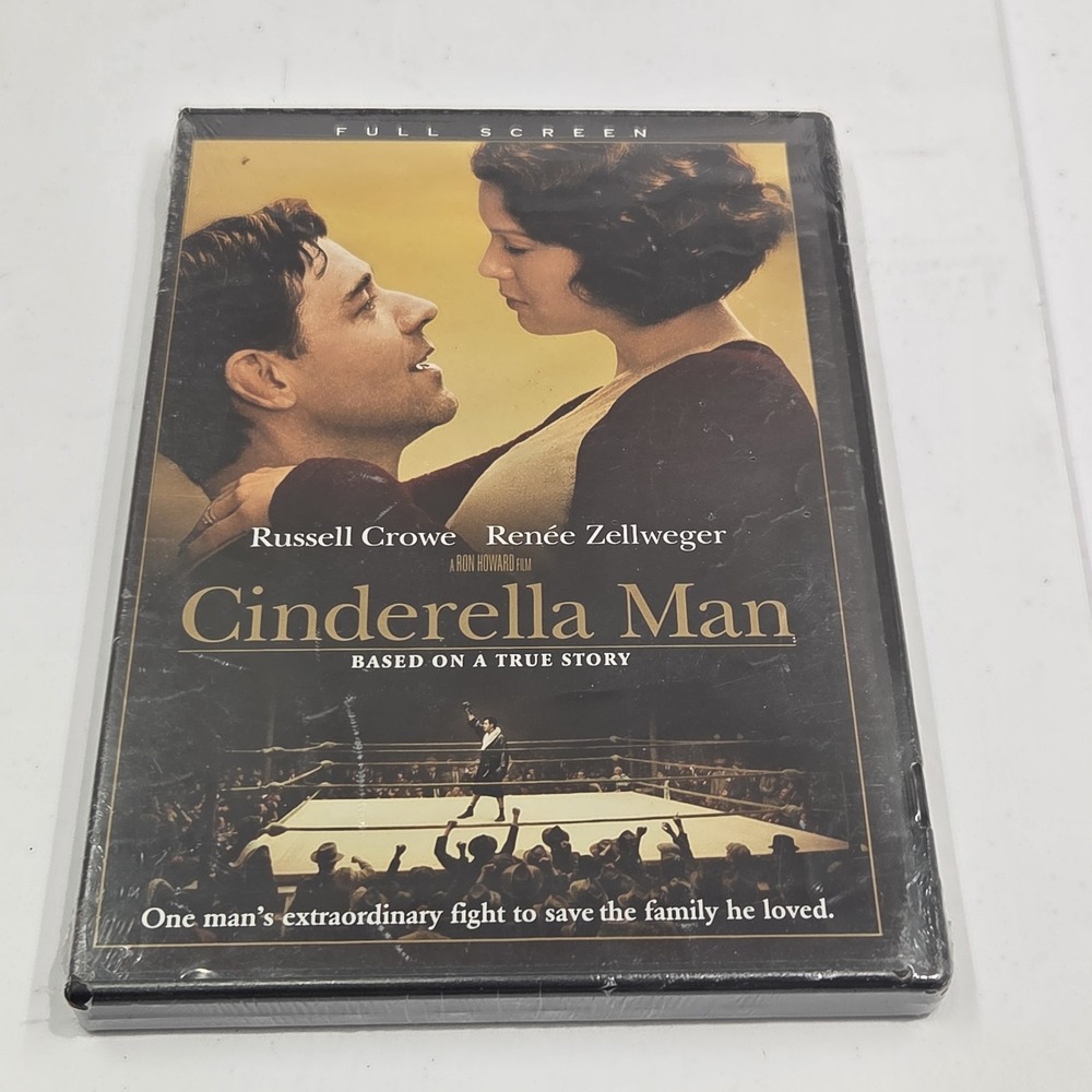 Cinderella Man DVD New Sealed Russell Crowe Renee Zellweger Full Screen